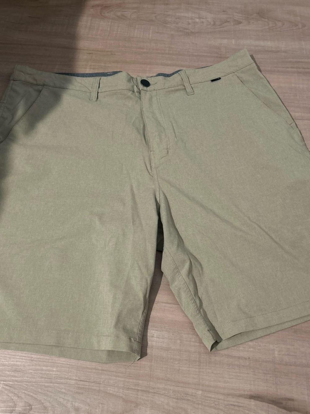 Hurley Flat-Front Olive Green Men's Shorts